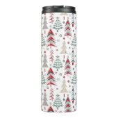 クリスマス，カラフル，クリスマスツリー，赤，緑 タンブラー (裏面)
