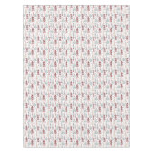 クリスマス，カラフル，クリスマスツリー，赤，緑 テーブルクロス (正面)