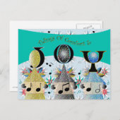 クリスマス・カロラーズ・エンジェルス・シンガー シーズンポストカード (正面/裏面)