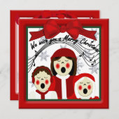 クリスマス・カロラーズ・グリーティング シーズンカード (正面/裏面)