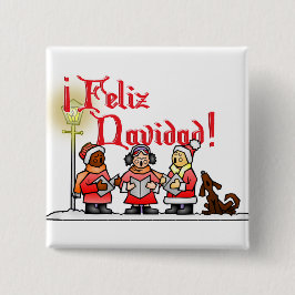 クリスマス・カロラーズ – Feliz Navidad 缶バッジ