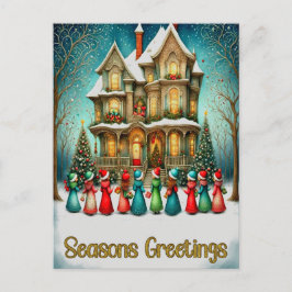 クリスマス・カロラー ポストカード