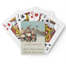 クリスマス・カロリング猫ダルース・ミネソタ