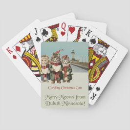 クリスマス・カロリング猫ダルース・ミネソタ トランプ