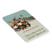 クリスマス・カロリング猫ダルース・ミネソタ マグネット (右側)