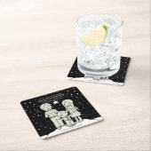 クリスマス・カロリング スクエアペーパーコースター (インサイチュ)