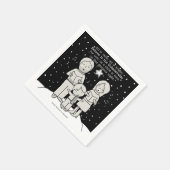 クリスマス・カロリング スタンダードカクテルナプキン (角)