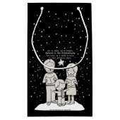 クリスマス・カロリング スモールペーパーバッグ (裏面)