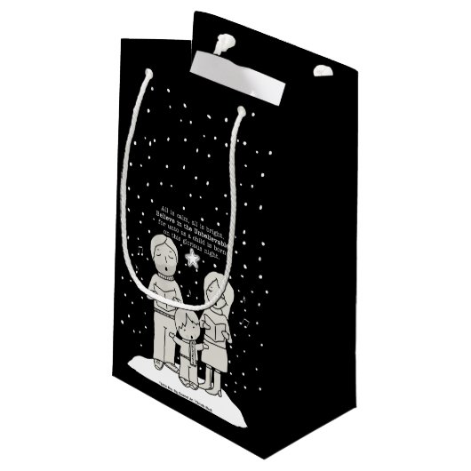 クリスマス・カロリング スモールペーパーバッグ (裏面アングル)