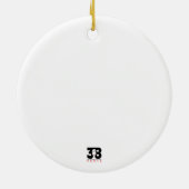 クリスマス・カロリング セラミックオーナメント (裏面)
