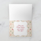 クリスマス・カロリング・チキンカード! シーズンカード (内部)