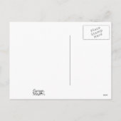 クリスマス・カロリング・マウスかわいい休日はがき シーズンポストカード (裏面)