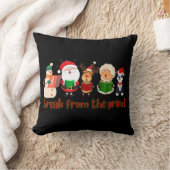 クリスマス・カロリングBFTG枕 クッション (ブランケット)