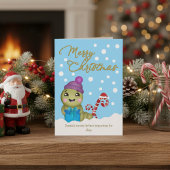 クリスマス カートゥーン ワーム カスタマイズメッセージ