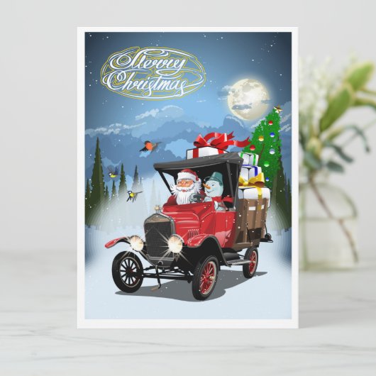 クリスマス カードの挨拶 (スタンド正面)