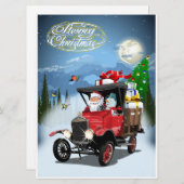 クリスマス カードの挨拶 (正面/裏面)