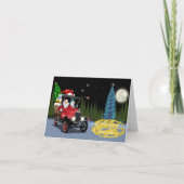 クリスマス カードの挨拶 (正面)