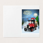 クリスマス カードの挨拶 (外部フラット)