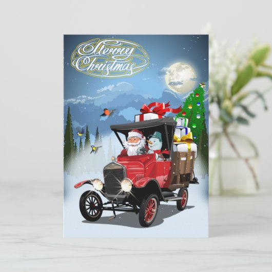 クリスマス カードの挨拶 (スタンド正面)