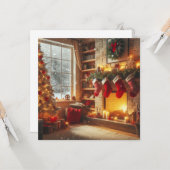 クリスマス カード (正面/裏面インサイチュ)