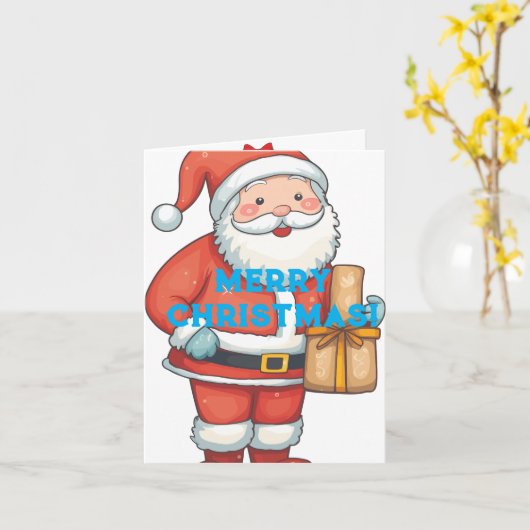 クリスマス カード (黄色い花)