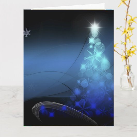 クリスマス カード (黄色い花)