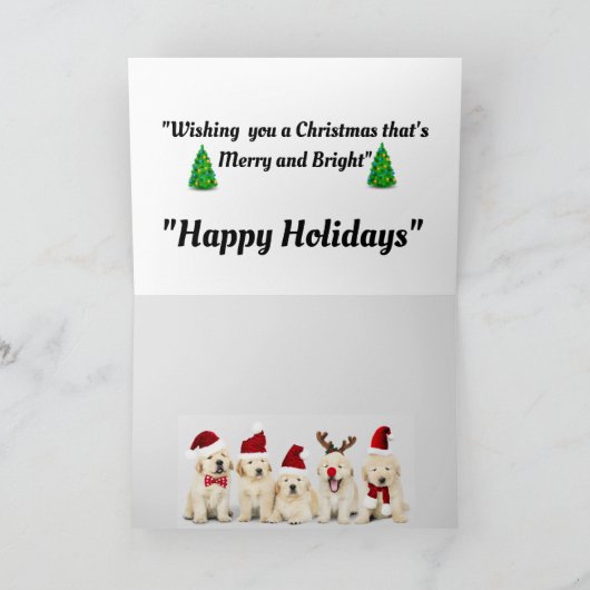 クリスマス カード (内部)