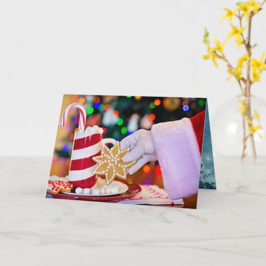 クリスマス カード (黄色い花)