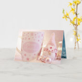 クリスマス カード (黄色い花)