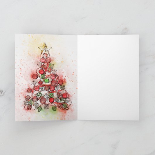 クリスマス  カード (内部)