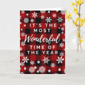 クリスマス カード (黄色い花)