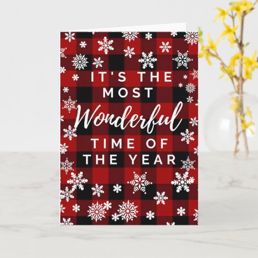 クリスマス カード (黄色い花)