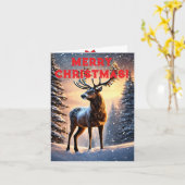 クリスマス カード (黄色い花)