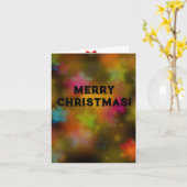 クリスマス カード (黄色い花)