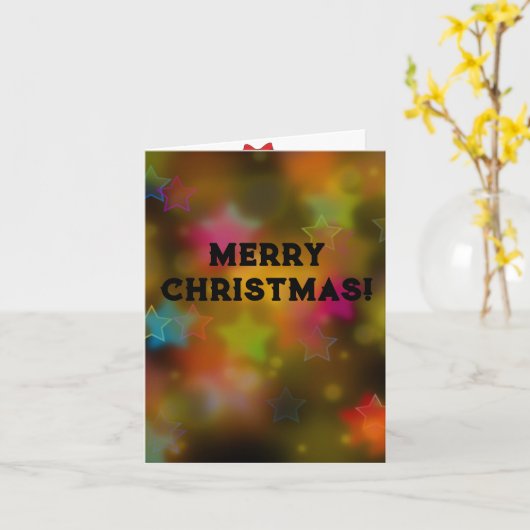 クリスマス カード (黄色い花)