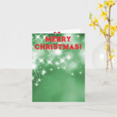 クリスマス カード (黄色い花)