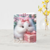 クリスマス カード (黄色い花)