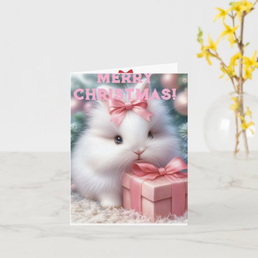 クリスマス カード (黄色い花)