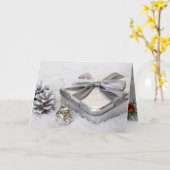 クリスマス カード (黄色い花)