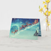 クリスマス カード (黄色い花)