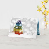 クリスマス カード (黄色い花)