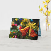 クリスマス カード (黄色い花)