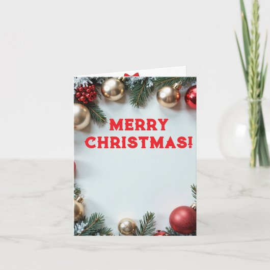 クリスマス カード (正面)