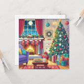 クリスマス カード (正面/裏面インサイチュ)