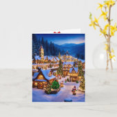 クリスマス カード (黄色い花)