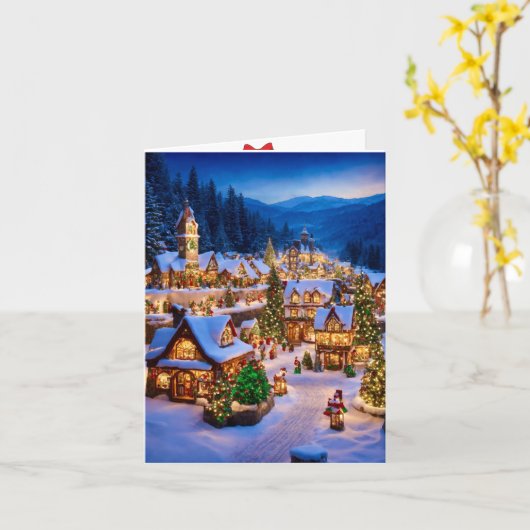 クリスマス カード (黄色い花)