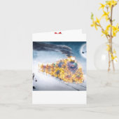 クリスマス カード (黄色い花)