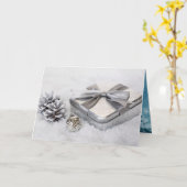 クリスマス カード (黄色い花)