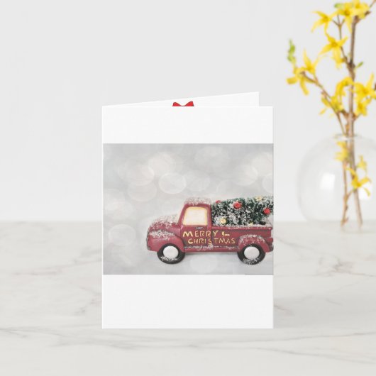 クリスマス カード (黄色い花)