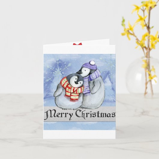 クリスマス カード (黄色い花)